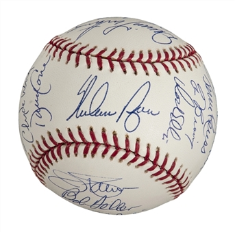 No-Hitters Multi-Signed Baseball (21 Signatures Incl Ryan)